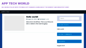 What Apptechworld.com website looked like in 2017 (6 years ago)
