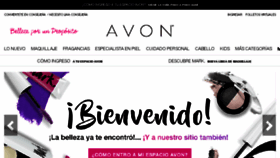 What Avon.com.ni website looked like in 2017 (6 years ago)