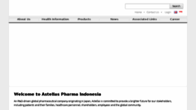 What Astellas.co.id website looked like in 2017 (6 years ago)