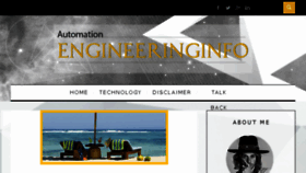 What Automationengineeringinfo.com website looked like in 2017 (6 years ago)