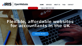 What Accountantwebsmiths.co.uk website looked like in 2017 (6 years ago)