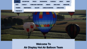 What Airdisplay.ca website looked like in 2017 (6 years ago)