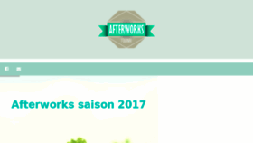 What Afterworks-tournai.be website looked like in 2017 (6 years ago)
