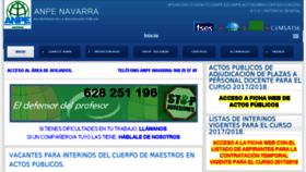 What Anpenavarra.com website looked like in 2017 (6 years ago)