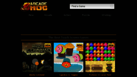 What Arcadehog.com website looked like in 2017 (6 years ago)