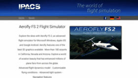 What Aerofly.com website looked like in 2017 (6 years ago)