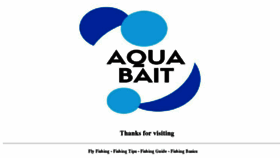What Aquabait.com.au website looked like in 2017 (6 years ago)