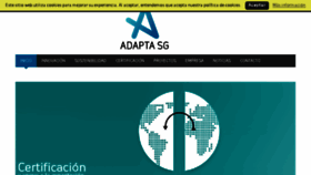 What Adaptasg.com website looked like in 2017 (6 years ago)