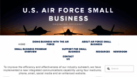 What Airforcesmallbiz.org website looked like in 2017 (6 years ago)