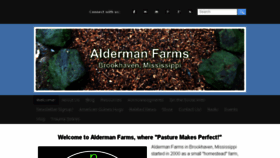 What Aldermanfarms.net website looked like in 2017 (6 years ago)