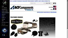 What Acfcom.com website looked like in 2017 (6 years ago)