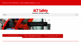 What Actsafety.co.nz website looked like in 2017 (6 years ago)