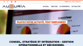 What Auguria.fr website looked like in 2017 (6 years ago)