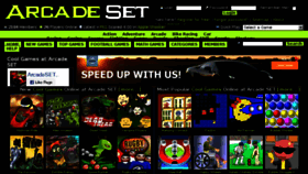 What Arcadeset.com website looked like in 2017 (6 years ago)
