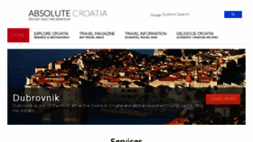 What Absolute-croatia.com website looked like in 2017 (6 years ago)