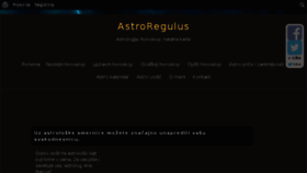 What Astroregulus.com website looked like in 2017 (6 years ago)