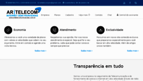 What Artelecomunicacoes.com.br website looked like in 2017 (6 years ago)