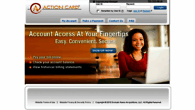 What Actionbankcard.com website looked like in 2017 (6 years ago)