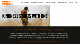 What Actsofkindness.org website looked like in 2017 (6 years ago)