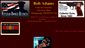 What Adamsguns.com website looked like in 2017 (6 years ago)