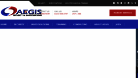 What Aegis.com website looked like in 2017 (6 years ago)