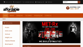 What Affordablesupplements.com website looked like in 2017 (6 years ago)