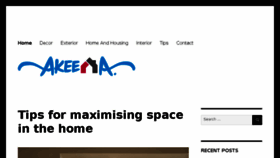 What Akeena.net website looked like in 2017 (6 years ago)