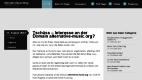 What Alternative-music.org website looked like in 2017 (6 years ago)