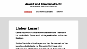What Anwalt-und-kommunalrecht.de website looked like in 2017 (6 years ago)