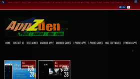What Appzden.com website looked like in 2017 (6 years ago)
