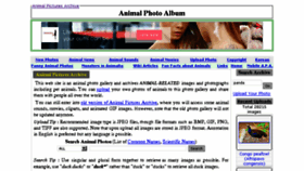What Animalpicturesarchive.com website looked like in 2017 (6 years ago)