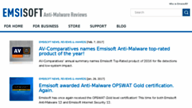 What Anti-malware-reviews.com website looked like in 2017 (6 years ago)
