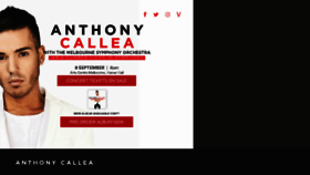 What Anthonycallea.com website looked like in 2017 (6 years ago)