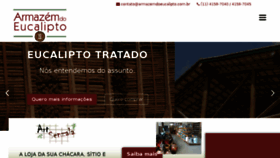 What Armazemdoeucalipto.com.br website looked like in 2017 (6 years ago)