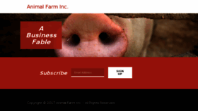 What Animalfarminc.com website looked like in 2017 (6 years ago)
