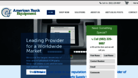 What Americanbankequipment.com website looked like in 2017 (6 years ago)