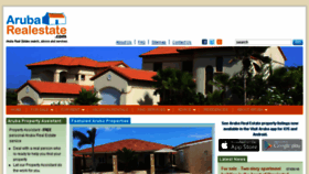 What Arubarealestate.com website looked like in 2017 (7 years ago)