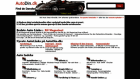 What Autodin.dk website looked like in 2017 (6 years ago)