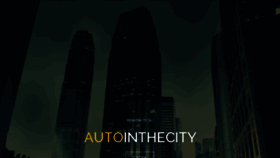What Autointhecity.com website looked like in 2017 (6 years ago)