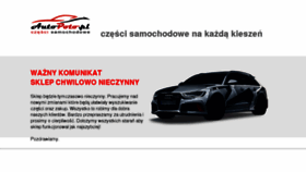 What Autosowa.pl website looked like in 2017 (6 years ago)