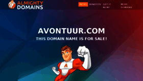 What Avontuur.com website looked like in 2017 (6 years ago)