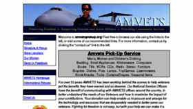 What Amvetspickup.org website looked like in 2017 (6 years ago)