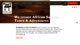 What Africantravel.com website looked like in 2017 (6 years ago)