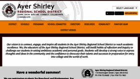 What Asrsd.org website looked like in 2017 (9 years ago)