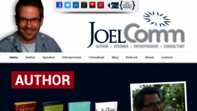 What Ask.joelcomm.com website looked like in 2017 (6 years ago)