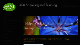 What Arkspeakingandtraining.com website looked like in 2017 (6 years ago)