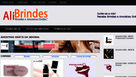 What Alibrindes.com.br website looked like in 2017 (8 years ago)