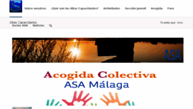 What Asamalaga.es website looked like in 2017 (6 years ago)