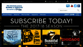 What Artistseriesjax.org website looked like in 2017 (8 years ago)