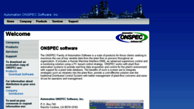What Automationonspec.com website looked like in 2017 (6 years ago)